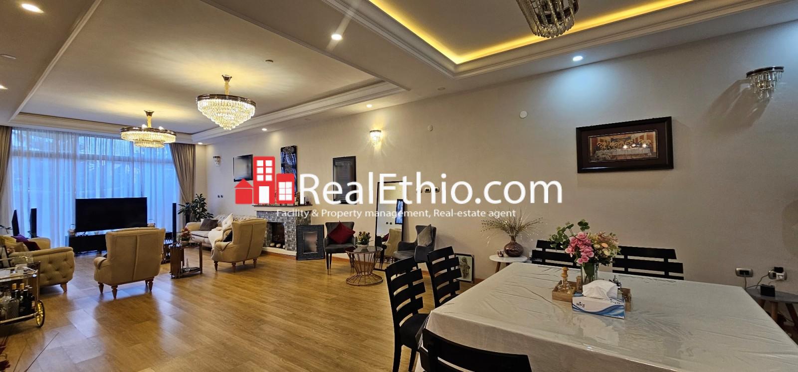 6 Bedrooms G+2 furnished house for rent, Ayat Zone 3, Addis Ababa, Ethiopia.
