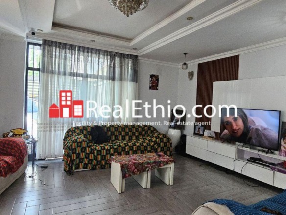 6BR G+3 Furnished House for Rent, Megenagna Egziabher Ab, Addis Ababa, Ethiopia.