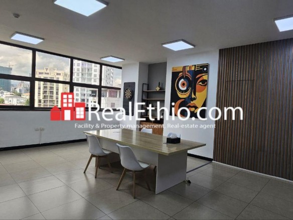 Furnished Office space for Rent, Bole Japan, Addis Ababa, Ethiopia.