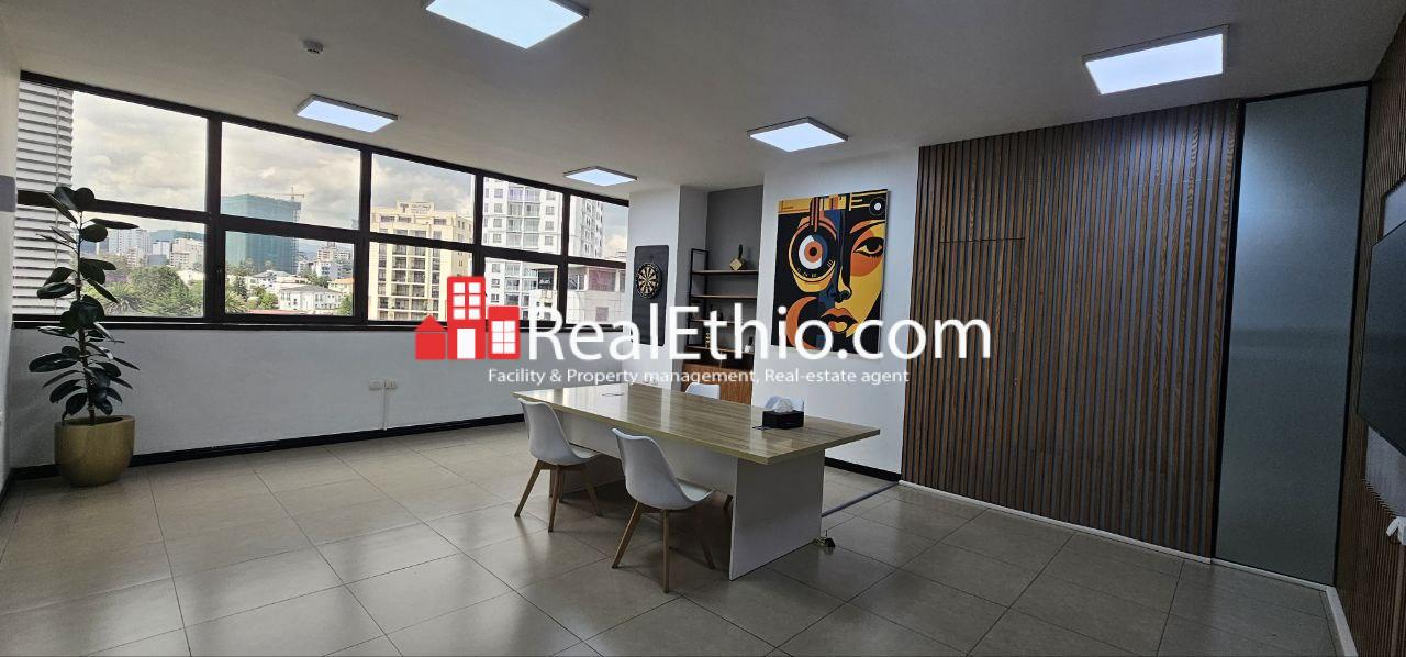 Furnished Office space for Rent, Bole Japan, Addis Ababa, Ethiopia.