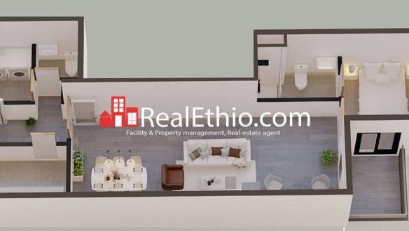 1BR Apartment for Sale, Bole Atlas, Addis Ababa, Ethiopia.