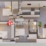 3BR Apartment for Sale, Bole Atlas, Addis Ababa, Ethiopia.