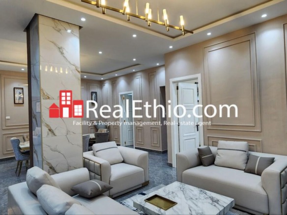 3BR Furnished Apartment for Rent, Bole Adey Ababa Stadium, Addis Ababa, Ethiopia.