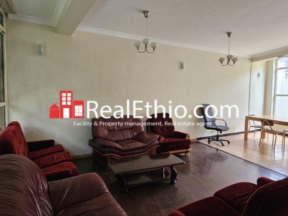 3BR G+2 House for Rent, Kebena British Embassy, Addis Ababa, Ethiopia.