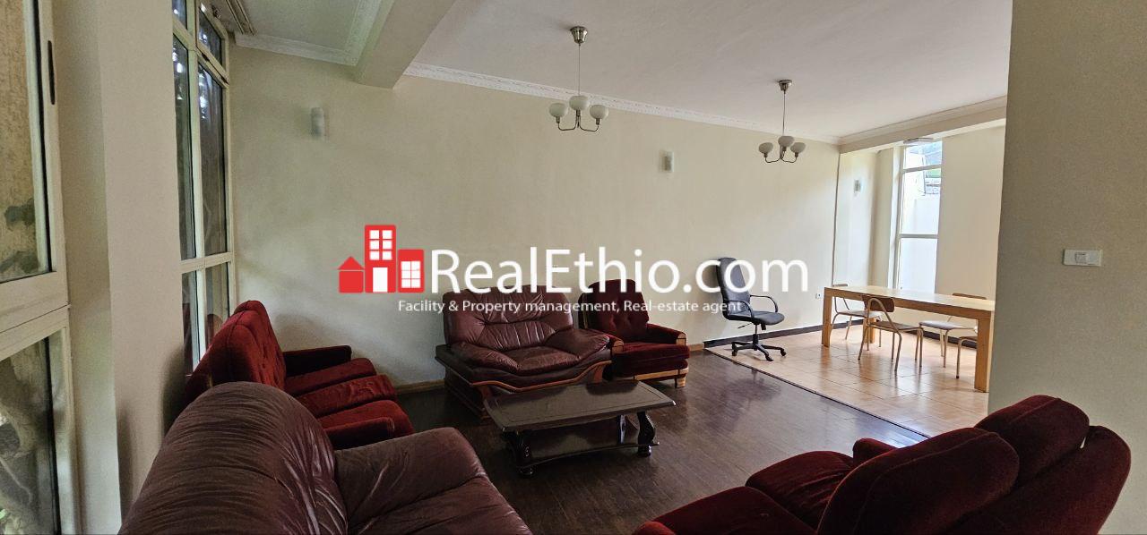 3BR G+2 House for Rent, Kebena British Embassy, Addis Ababa, Ethiopia.