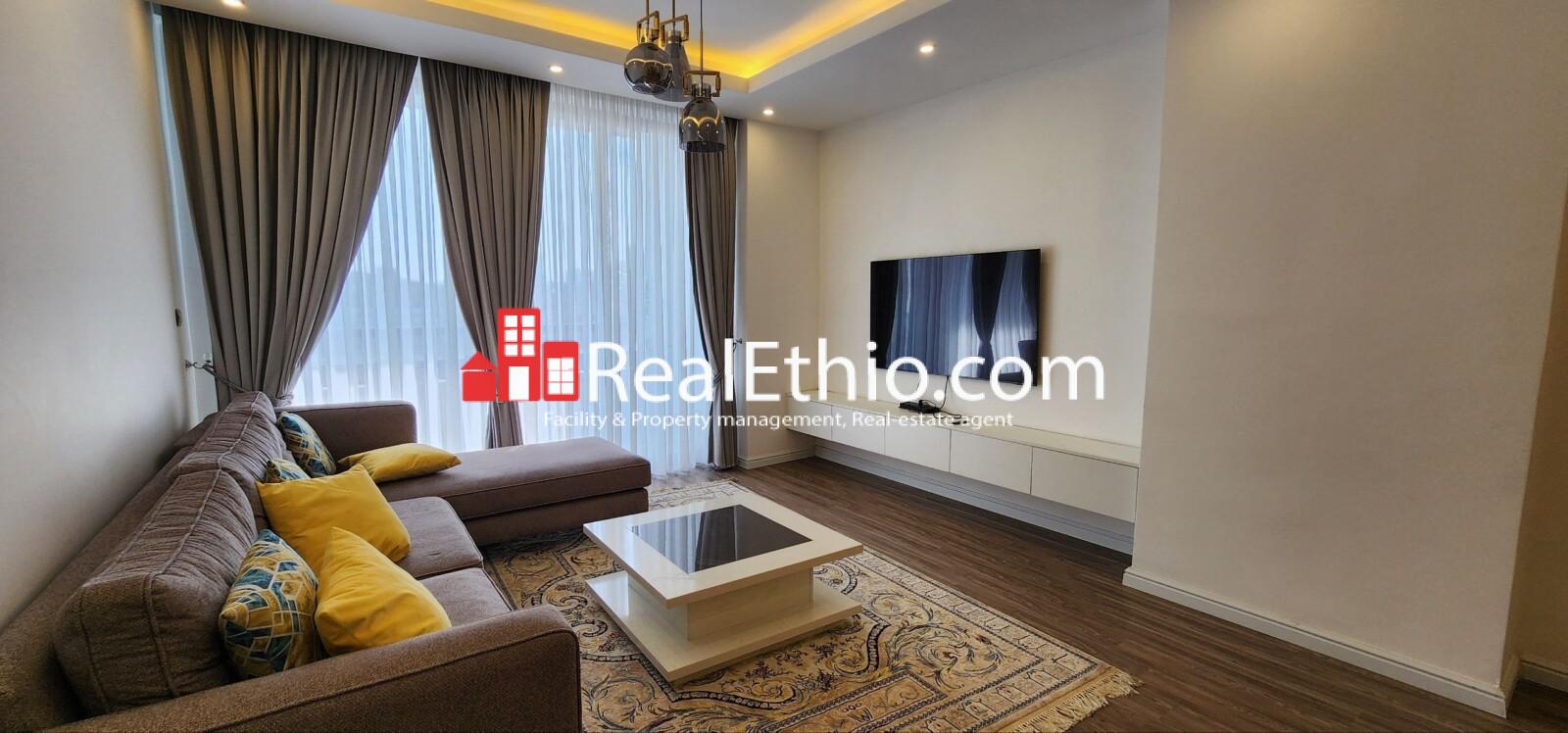 3BR Furnished Apartment for Rent, Bole Adey Abeba Stadium, Addis Ababa, Ethiopia.