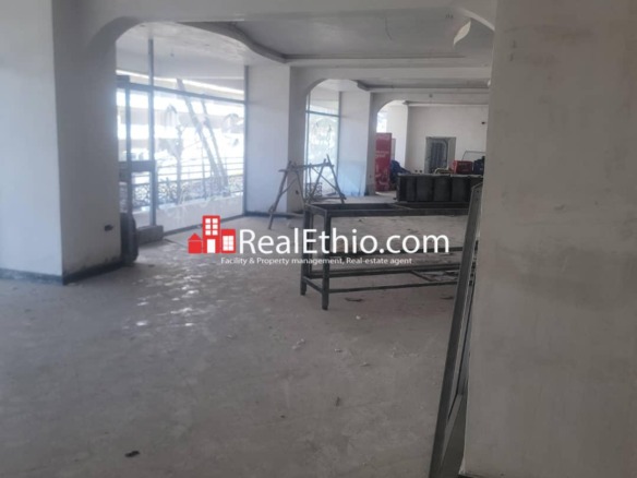 Shop or Show room space for Rent, CMC or Wossen or Akim Ginbata, Addis Ababa, Ethiopia.