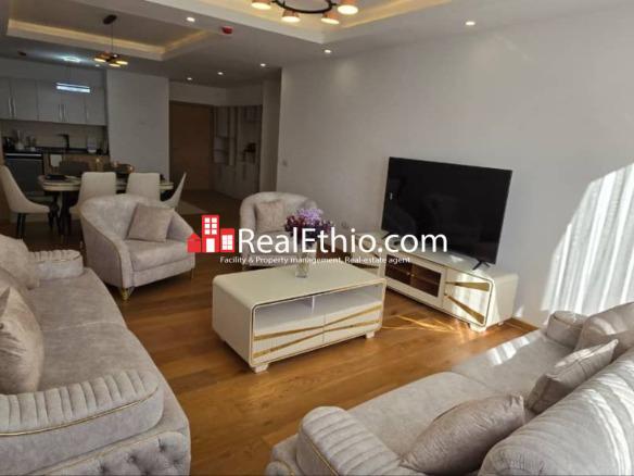 2BR Furnished Apartment for Rent, Bole Brass, Addis Ababa, Ethiopia.