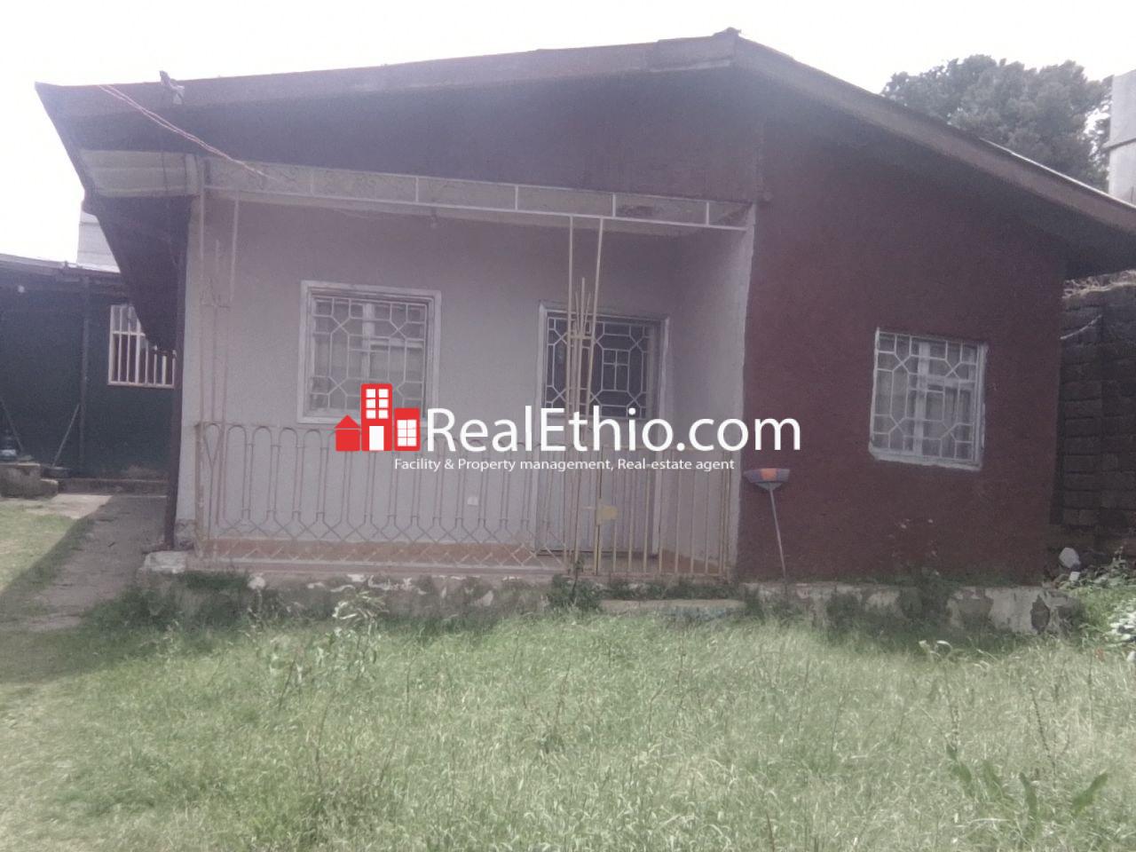 3BR House or Land for Sale, Addisu Gebeya Near Tsion Hotel , Addis Ababa, Ethiopia.
