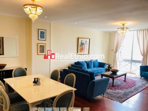 2BR Furnished Apartment for Rent, Bole Atlas, Addis Ababa, Ethiopia.
