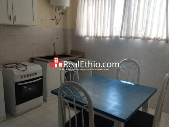 Furnished Studio Apartment for Rent, Bisrate Gebriel, Addis Ababa, Ethiopia.
