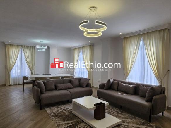 2BR Furnished Apartment for Rent, Bole Atlas, Addis Ababa, Ethiopia.