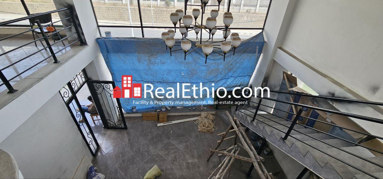 Show room or Cafe or restaurant space for Rent, Bole Michael, Addis Ababa, Ethiopia.