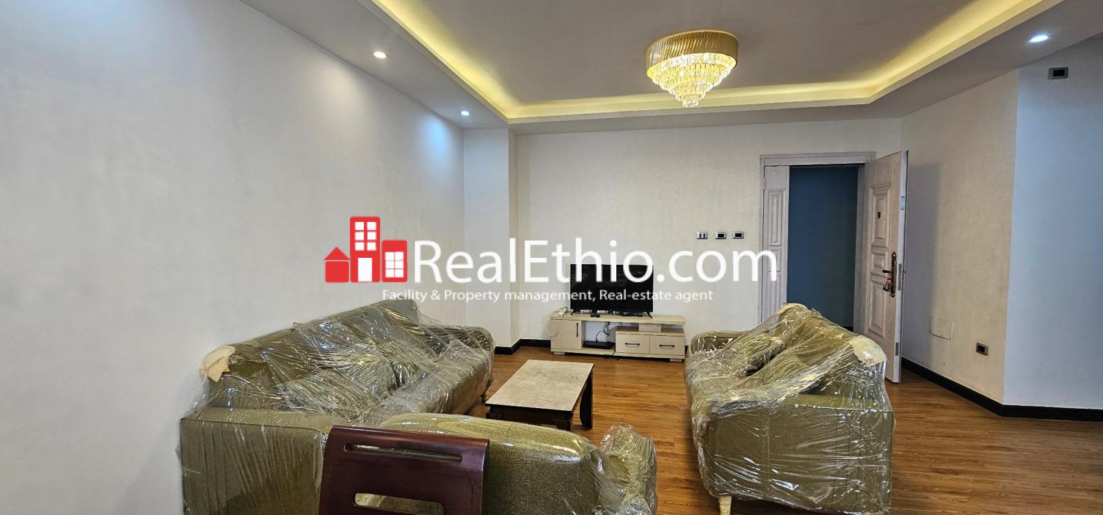 2BR Furnished Apartment for Rent, Megenagna Top view, Addis Ababa, Ethiopia.