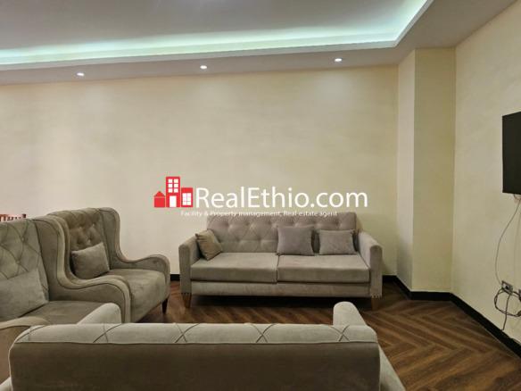 2BR Furnished Apartment for Rent, Megenagna Top view, Addis Ababa, Ethiopia.