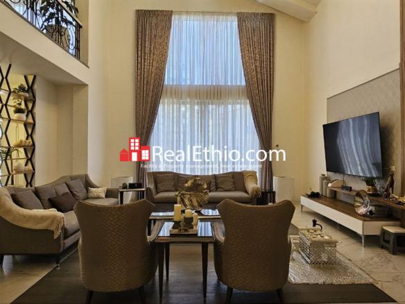 5BR Furnished G+2 House for Rent, Bisrate Gebriel, Addis Ababa, Ethiopia.