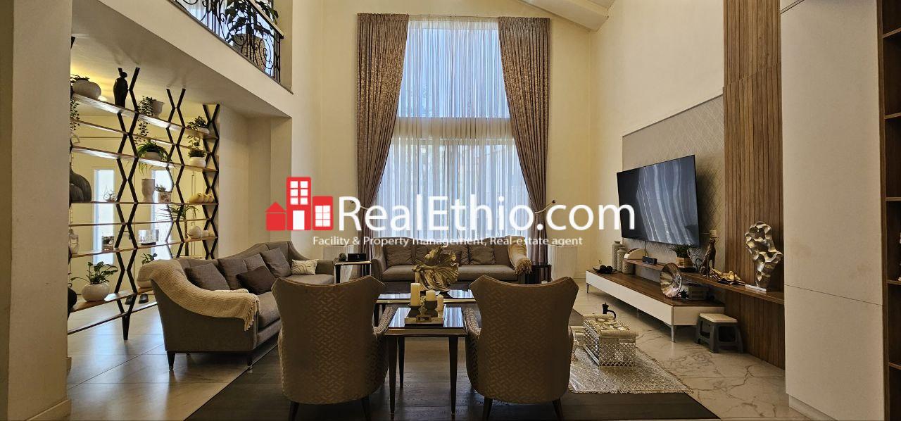 5BR Furnished G+2 House for Rent, Bisrate Gebriel, Addis Ababa, Ethiopia.