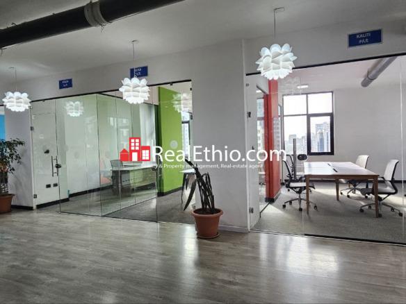 Furnished Office for Rent, Bole Atlas, Addis Ababa, Ethiopia.