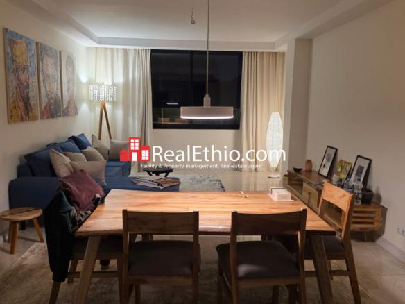 2BR Furnished Apartment for Rent, Bole Atlas Shalla, Addis Ababa, Ethiopia