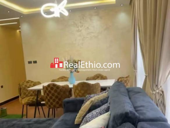 3BR Furnished Apartment for Rent, Bole or Gerji Roba, Addis Ababa, Ethiopia.