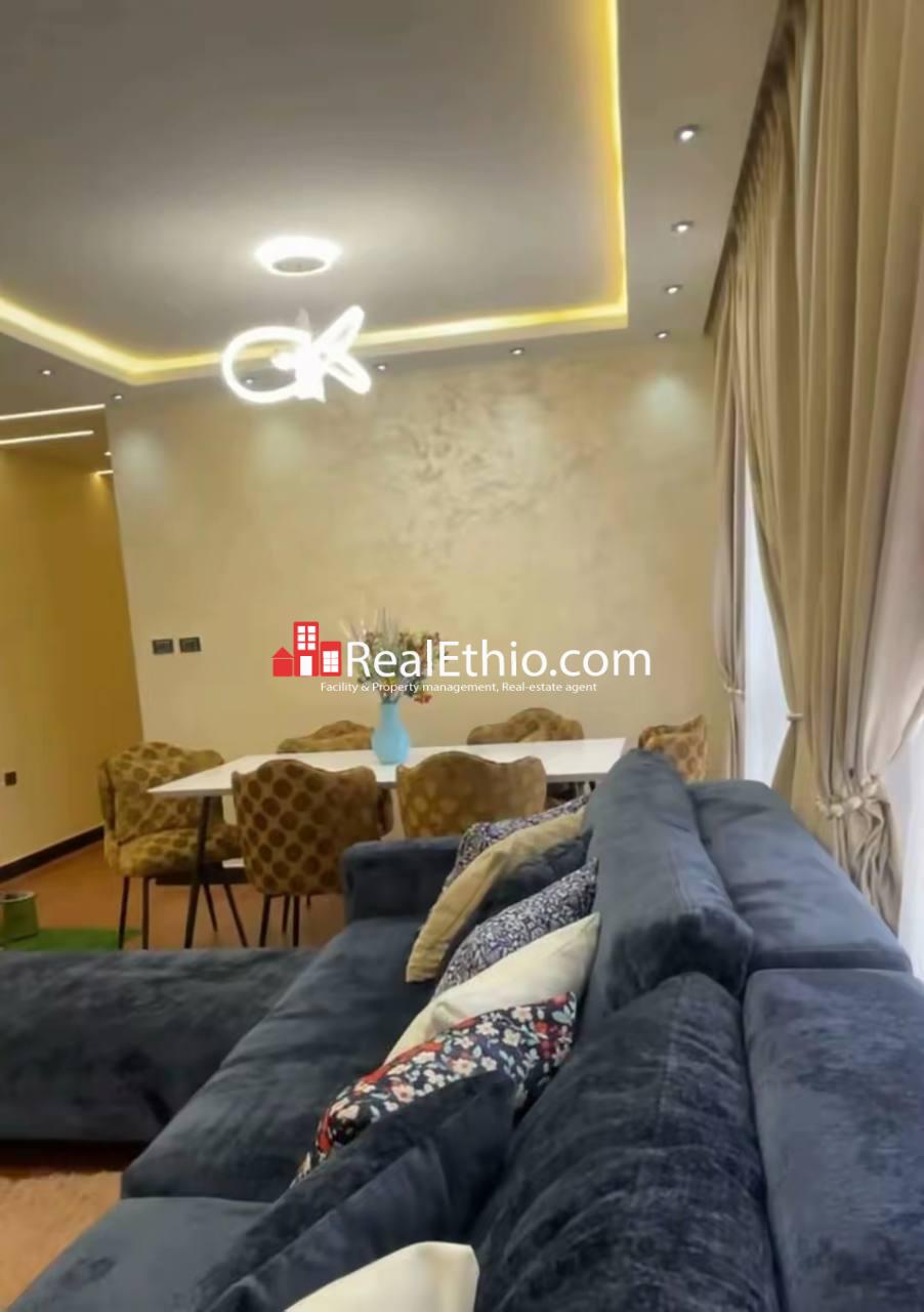 3BR Furnished Apartment for Rent, Bole or Gerji Roba, Addis Ababa, Ethiopia.
