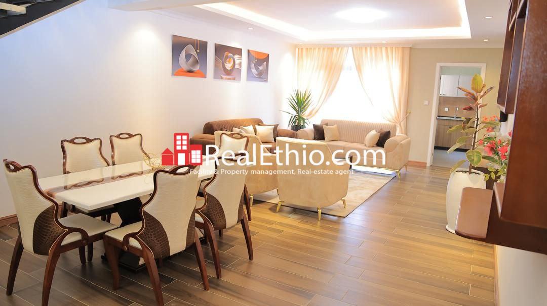2BR Furnished Duplex Apartment for Rent, Sarbet by AU, Addis Ababa, Ethiopia.