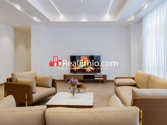 3BR Furnished Apartment for Rent, Bisrate Gebriel, Addis Ababa, Ethiopia.