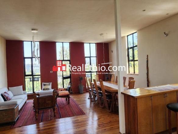 4BR Furnished Apartment for Rent, Arat Kilo Ginfile, Addis Ababa, Ethiopia.