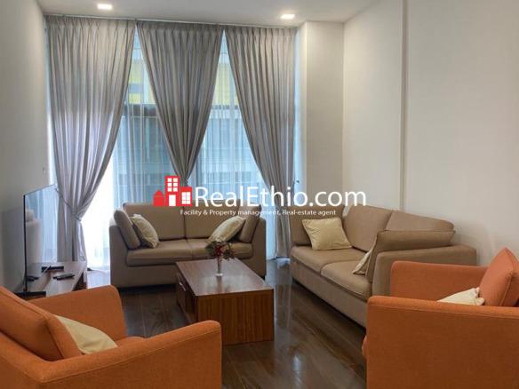 3BR Furnished Apartment for Rent, Kasanchis, Addis Ababa, Ethiopia.