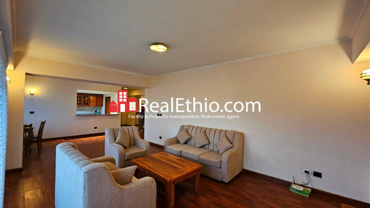 3BR Fully Furnished Apartment for Rent, Gurd Shola Or CMC civil service, Addis Ababa, Ethiopia.