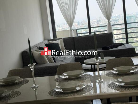2BR Furnished Apartment for Rent, Sarbet Near AU, Addis Ababa, Ethiopia.