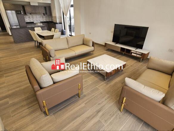 3BR Furnished Apartment for Rent, Bisrate Gebriel, Addis Ababa, Ethiopia.