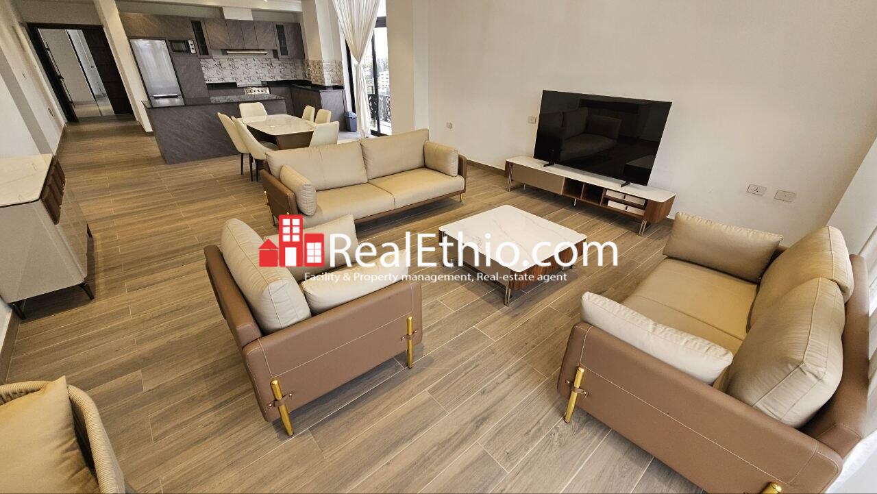 3BR Furnished Apartment for Rent, Bisrate Gebriel, Addis Ababa, Ethiopia.