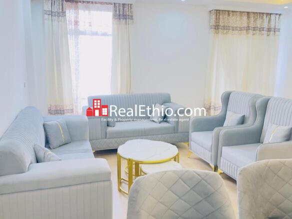 3BR Furnished Apartment for Rent, Kebena Near British Embassy , Addis Ababa, Ethiopia.