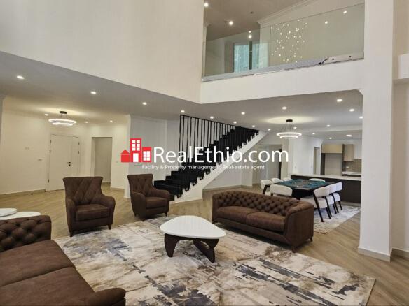 3BR Furnished Duplex Apartment for Rent, Bole Atlas, Addis Ababa, Ethiopia.