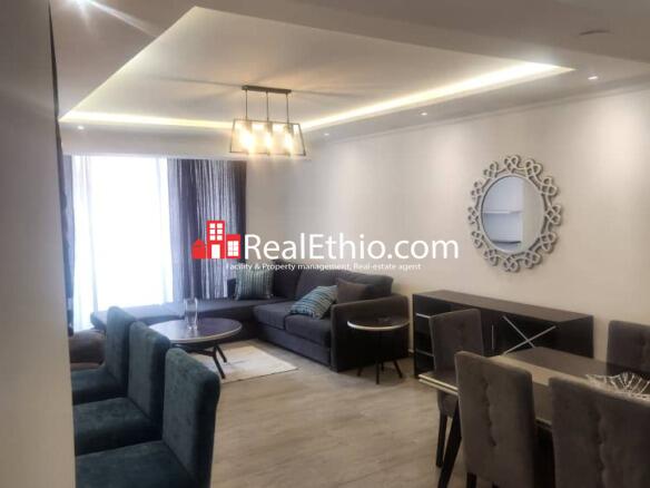 3BR Furnished Apartment for Rent, Kasanchis, Addis Ababa, Ethiopia.
